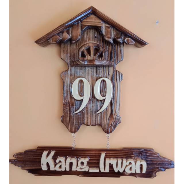 NOMOR RUMAH DARI KAYU JATI BELANDA