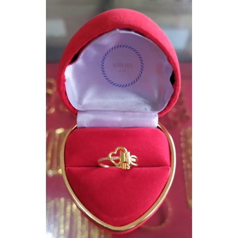 Cincin love letter BTS emas kadar 375