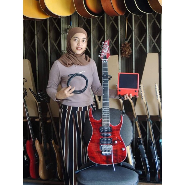 GITAR IBANEZ PREMIUM PAKET MURAH