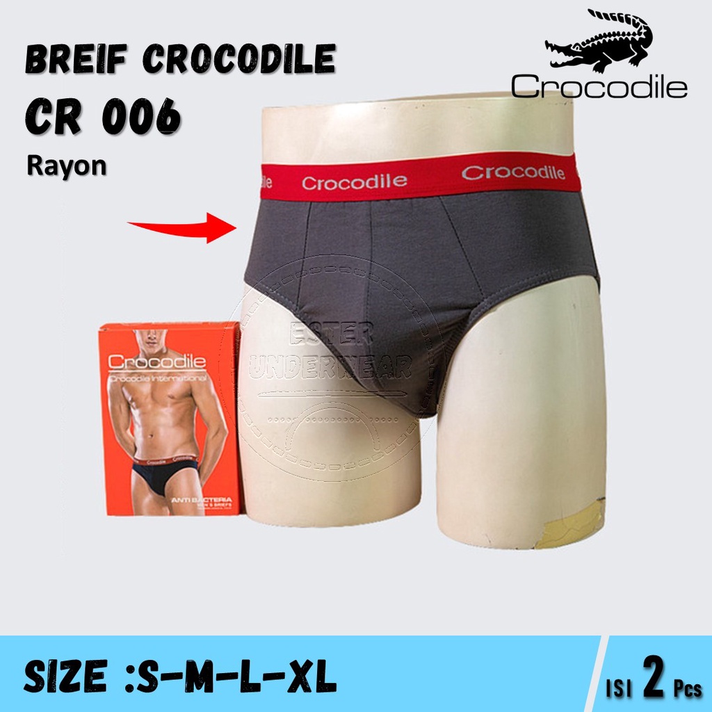 Celana Dalam Pria CROCODILE CR 006 ISI-2 PCS