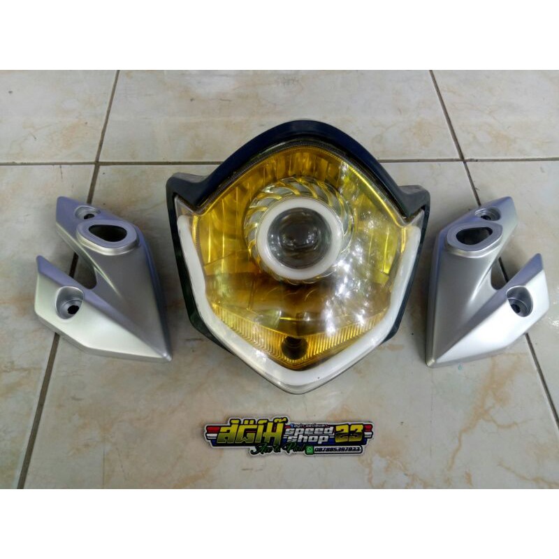 Lampu depan proji vixion old dan kupingan