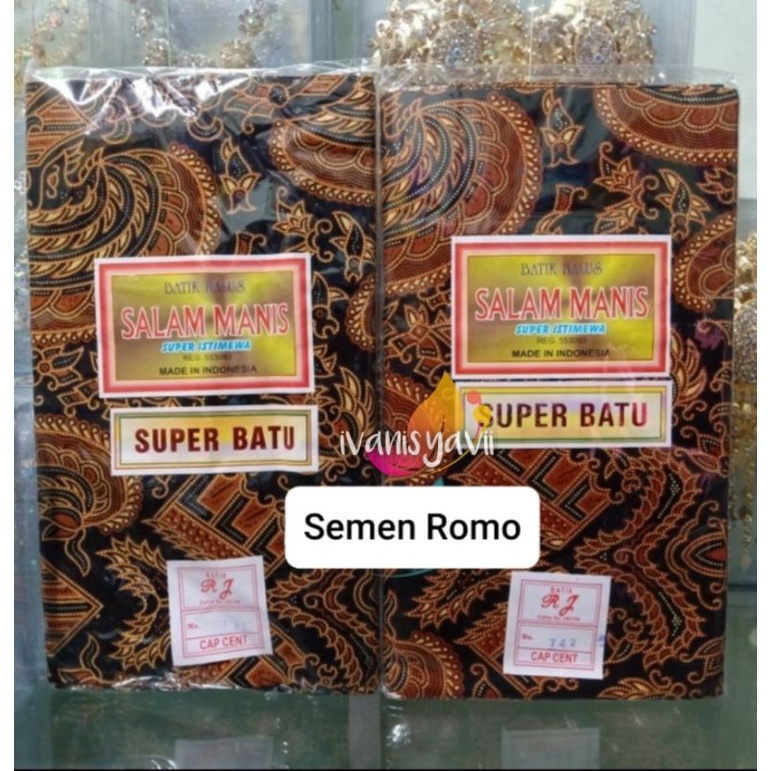 Rok Lilit Cantik - Motif Semen Romo