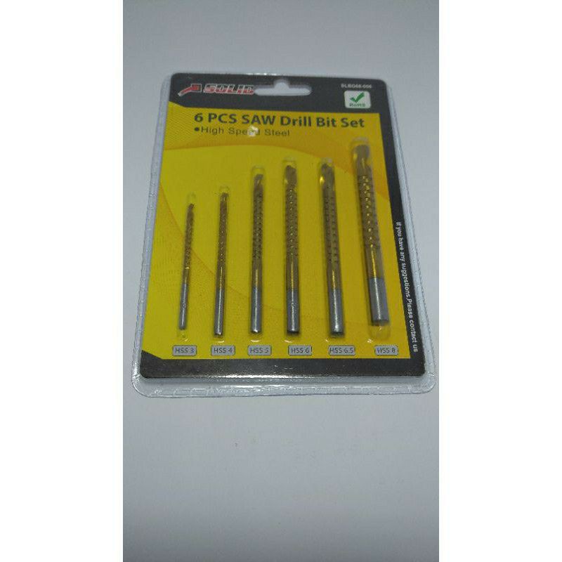 MATA BOR GERGAJI/SAW DRILL BIT SET 6 PCS