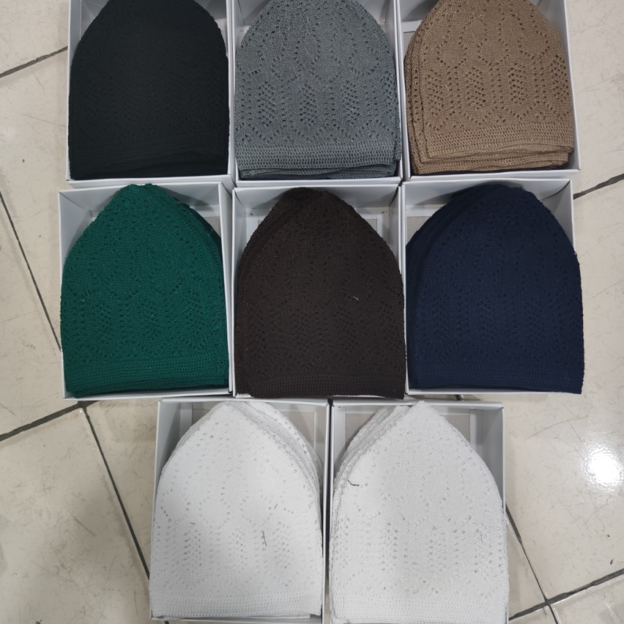 Peci rajut turki peci mercan soylu original