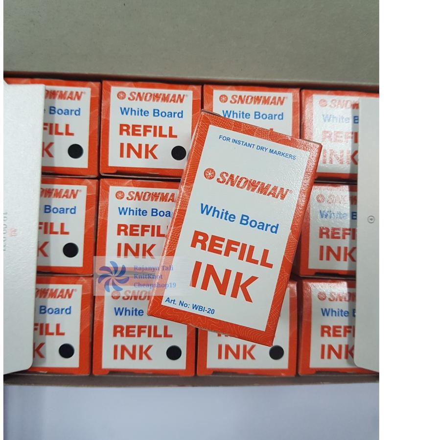 

Hot - Tinta Whiteboard Refill Spidol Papan Tulis Ink Hitam SNOWMAN WBI-20 .,