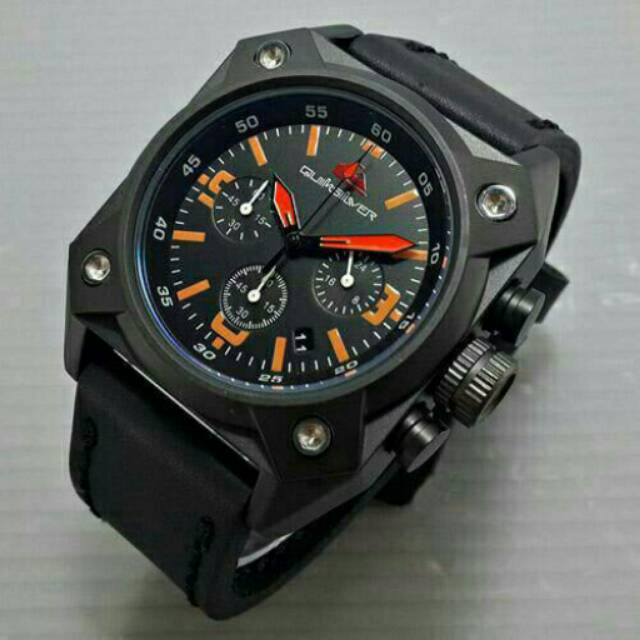 Jam Tangan Pria Quicksilver Crono Tali Kulit