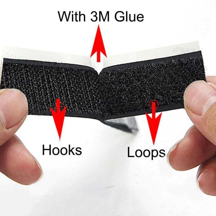 

PROMOSI !!! 10.10 Lakban Perekat Double Tape Velcro Hook and Loop Magic Nylon Sticker [KODE 894]