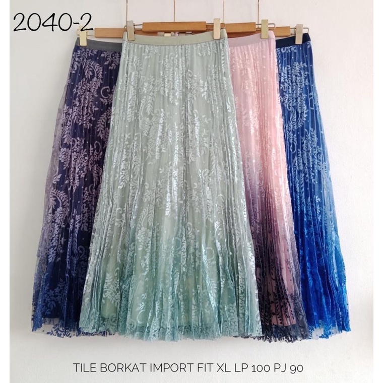 Rok Tutu Brukat, Import, Ukuran Panjang