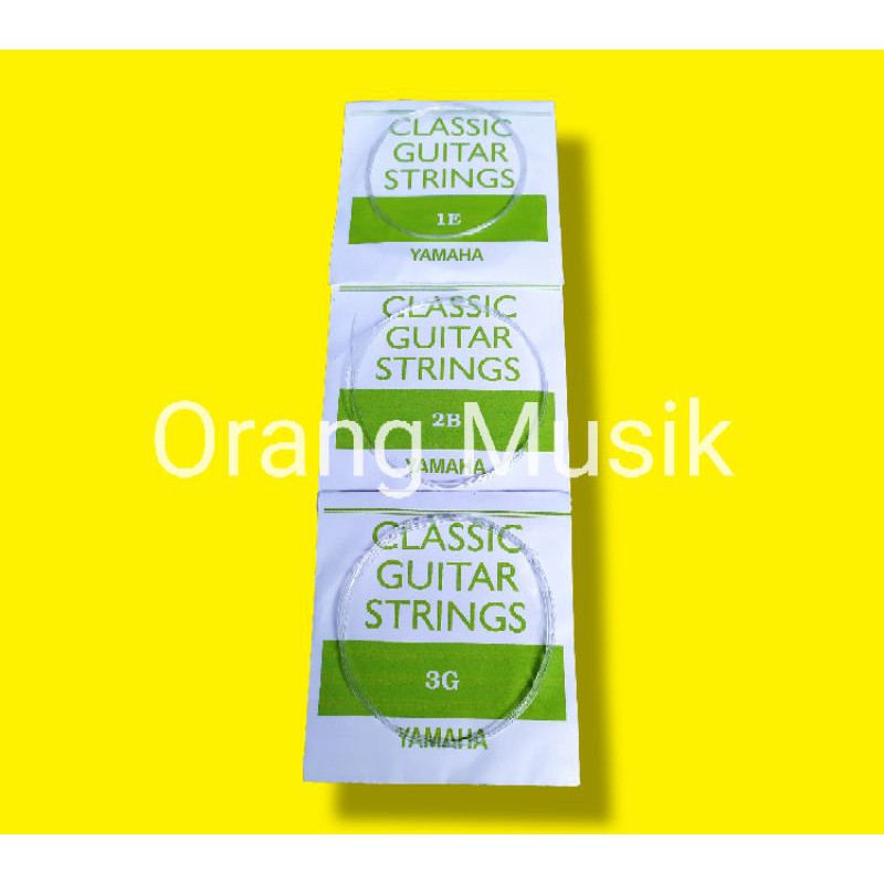 Senar Nylon Satuan No. 1 2 3 - Senar Yamaha Classic Eceran Ketengan - Senar Klasik Nylon