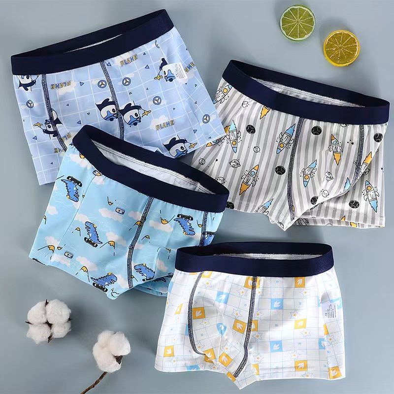 Celana Dalam Anak Laki-Laki Model Boxer Full Motif Murah - CD Boxer Anak Import