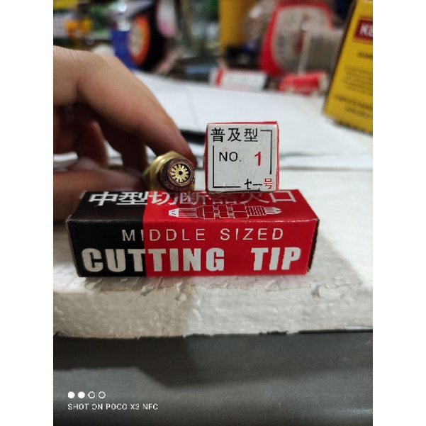 CUTTING TIP NO1 / MATA BLENDER POTONG GAS/NOZLE  YAMATO