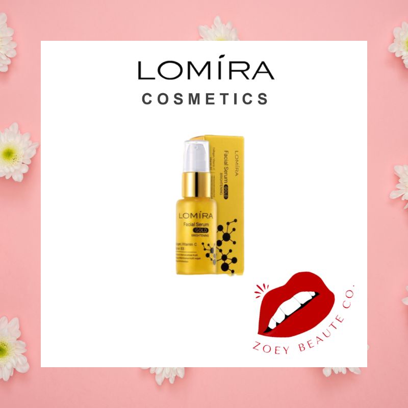 ❤ ZOEYSHOP ❤ LOMIRA Face Serum Gold 20ml Serum Wajah BPOM