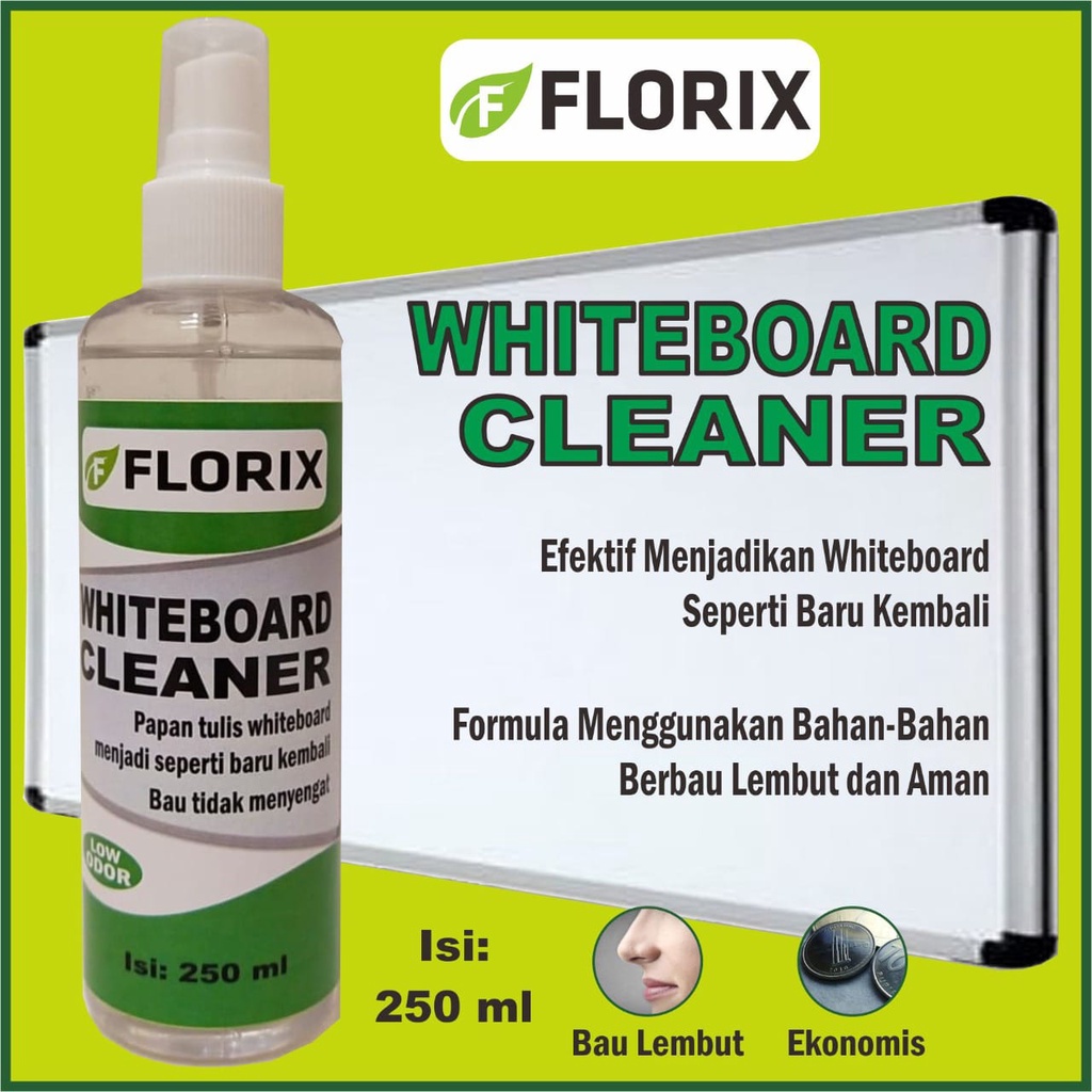 

Florix Whiteboard Cleaner / Pembersih Papan Tulis 250ml dan 1 liter