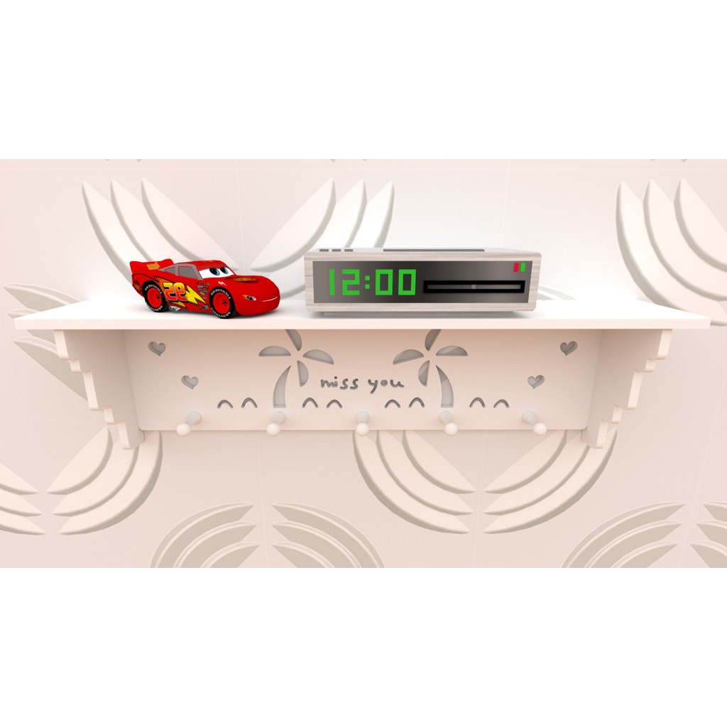 Rak Decoratif Shabby Chic Rack Rak Dinding Rak Gantung Dekoratif