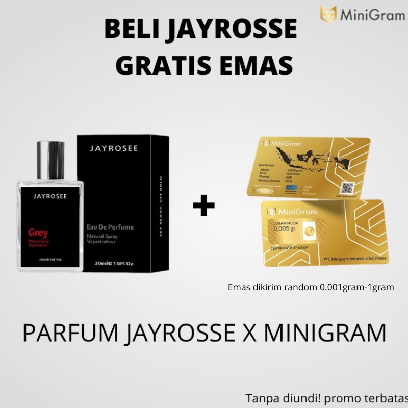 COD BELI JAYROSSE GRATIS EMAS Parfum Jayrosse Grey Rouge Noah Luke Jayrosee Jayrose