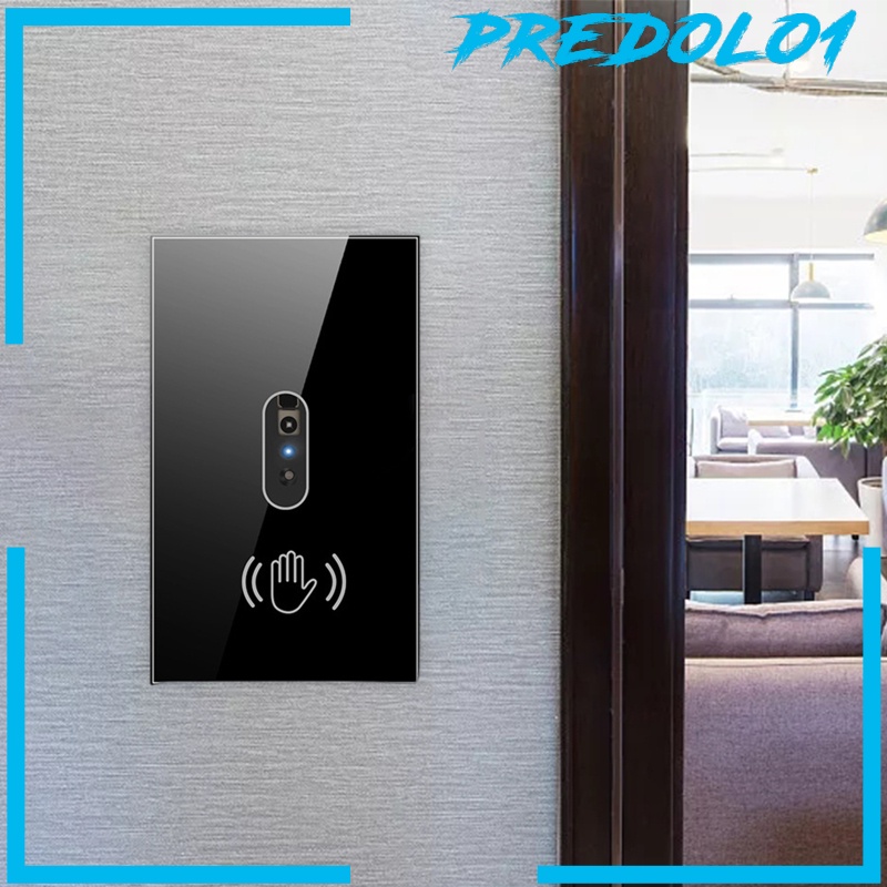 (Predolo1) Saklar Lampu Bahan Tempered Glass Dengan Sensor Inframerah 10 / 110v