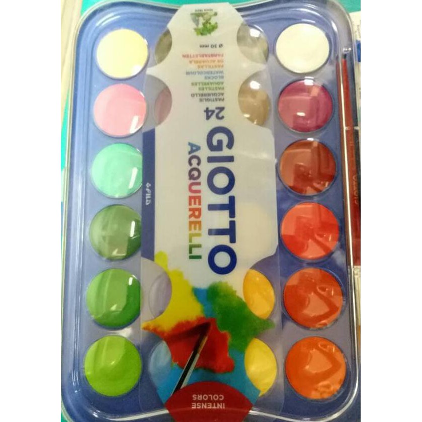 

CAT AIR/WATERCOLOUR BLOCK 24 WARNA GIOTTO NEW PRODUCT MURAH BAGUS