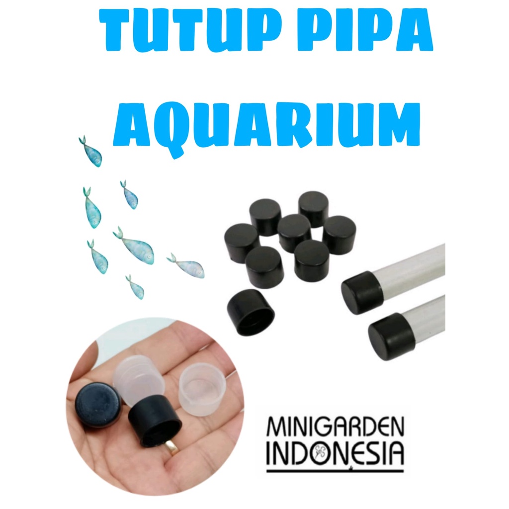 TUTUP PIPA BENING AQUARIUM dop penutup pipa akuarium endcap aquascape