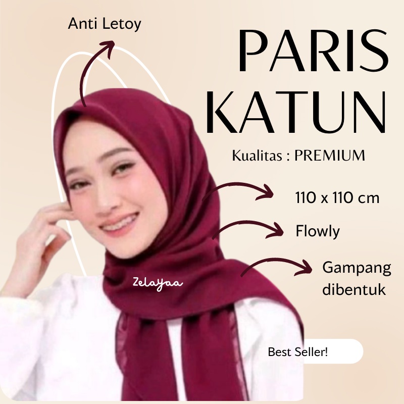 PARIS SQUARE SEGI EMPAT PREMIUM | PARIS KATUN JADUL | DAILY BASIC SQUARE