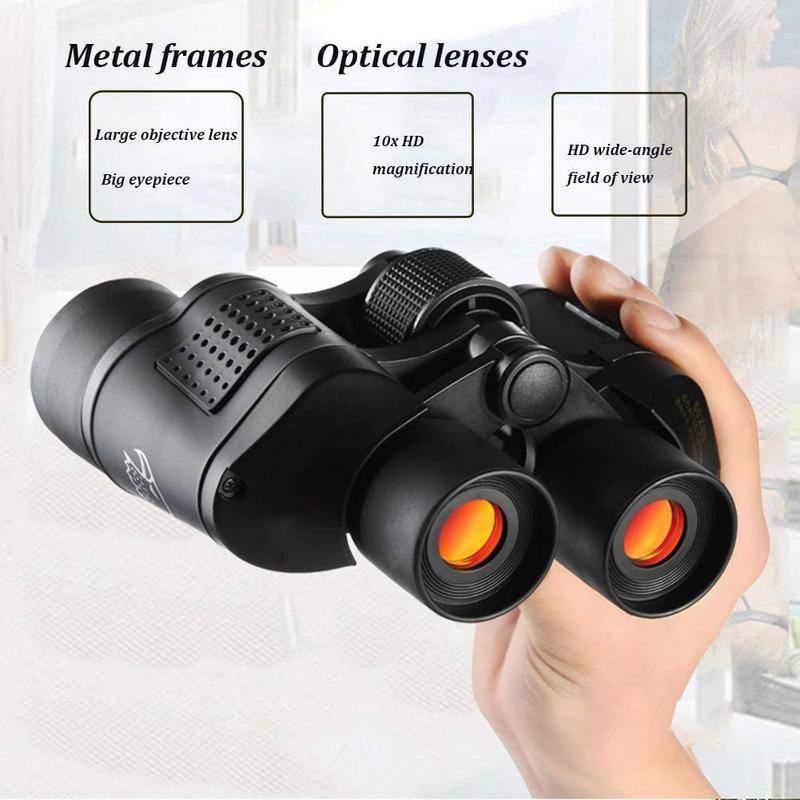 【Ready Stock】10KM Teropong Monocular 60x60 Kompas Lensa Coating Bening Import  Jernih