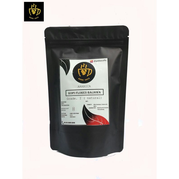 

Kopi flores bajawa arabica grade 1/ single original 150 Gram ( Bubuk / Biji ) Gakkecoffe