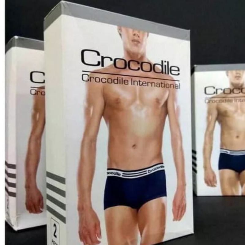 CROCODILE CD boxer Dewasa 555-02 Sekotak isinya 2Pcs