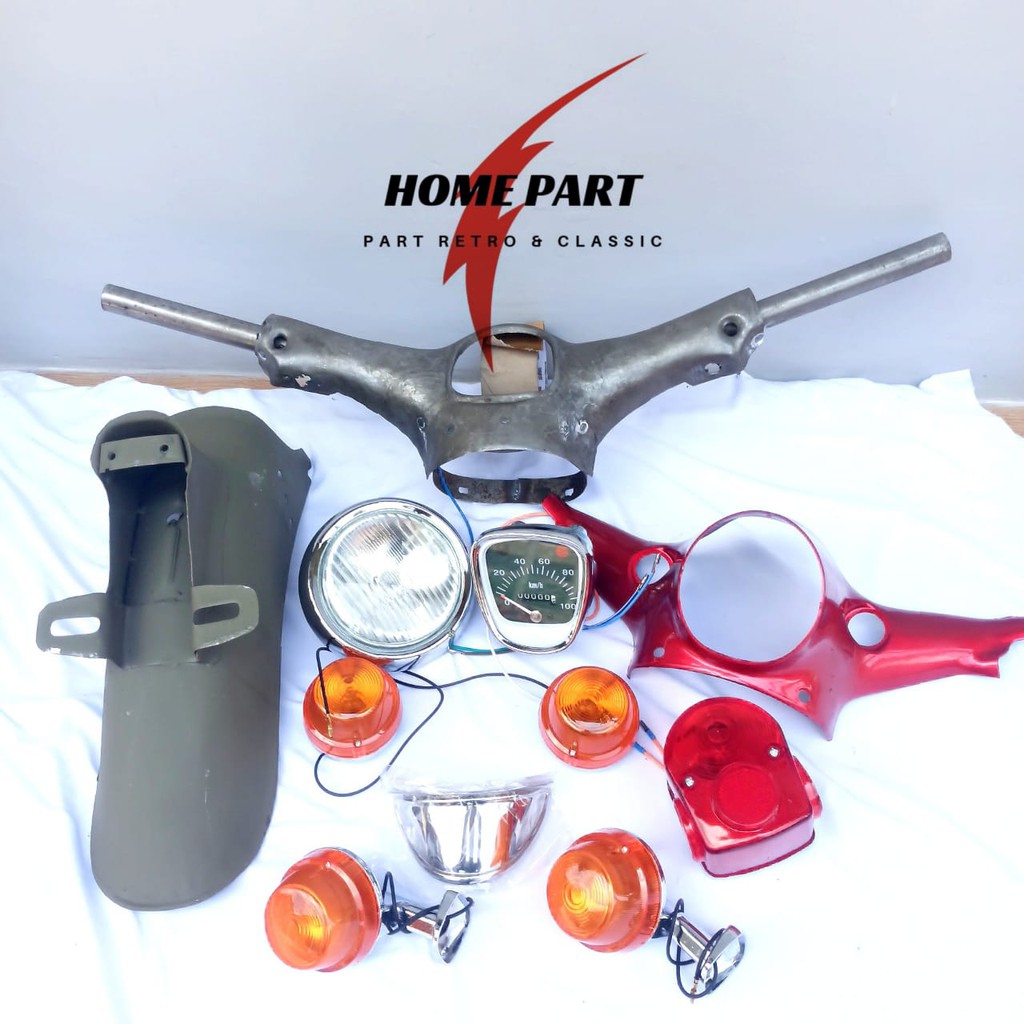 KEPALA C70 SET SPAKBOR BELAKANG C70