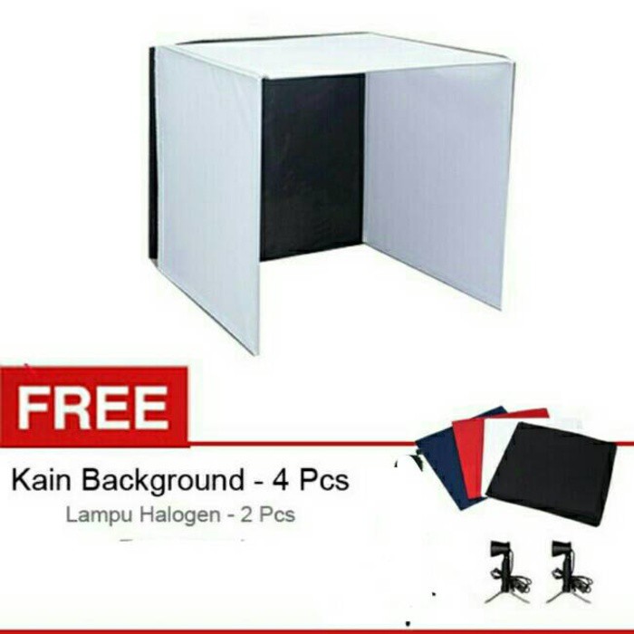 Paket ASLI Softbox Studio mini + Lighting