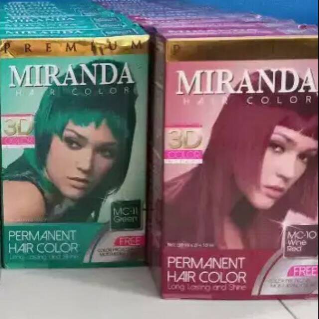 Cat Rambut Miranda Premium Hair Colouring Semir Rambut Ombre