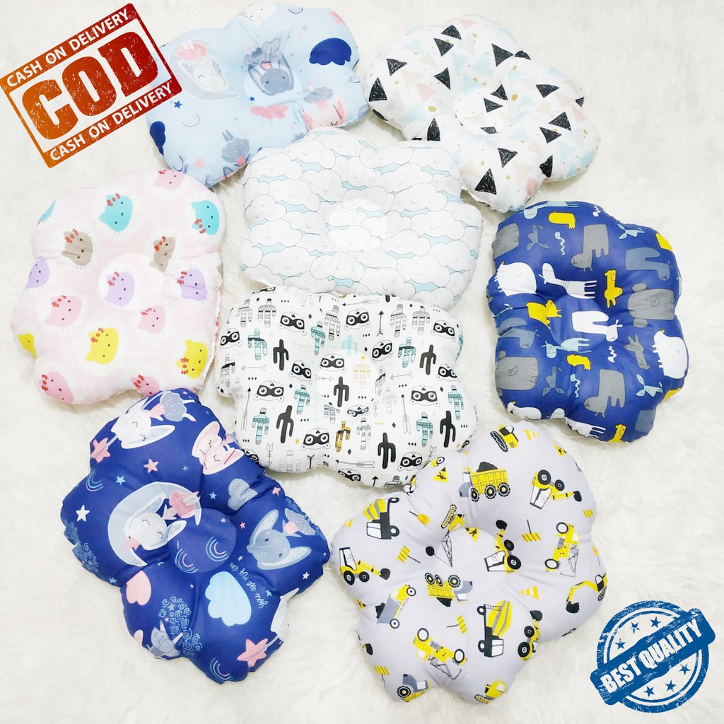 Bantal Bayi Anti Peyang-Bantal Awan Motif Boy &amp; Girl- Baby cloud pillow - Vegasus Store