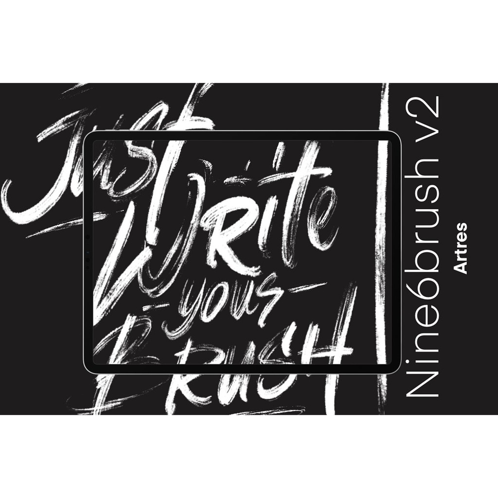 Procreate Brush - Nine 6 Lettering Brush Vol. 2 for Procreate