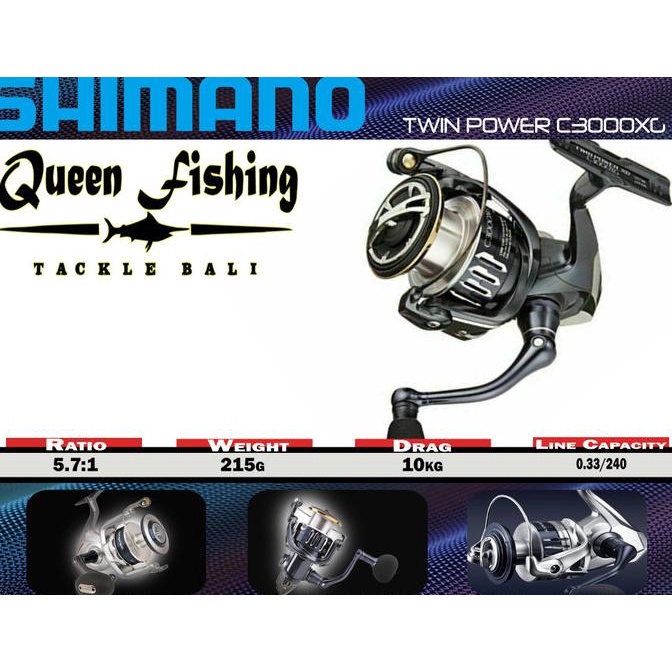 ___] reel shimano twin power c3000xg