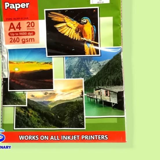 

SILKY Photo Paper A4 Vtec 260gsm | Kertas Foto SILKY