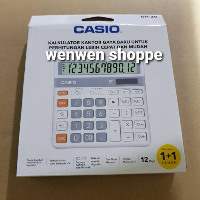 

Kalkulator 12 Digit DH 20