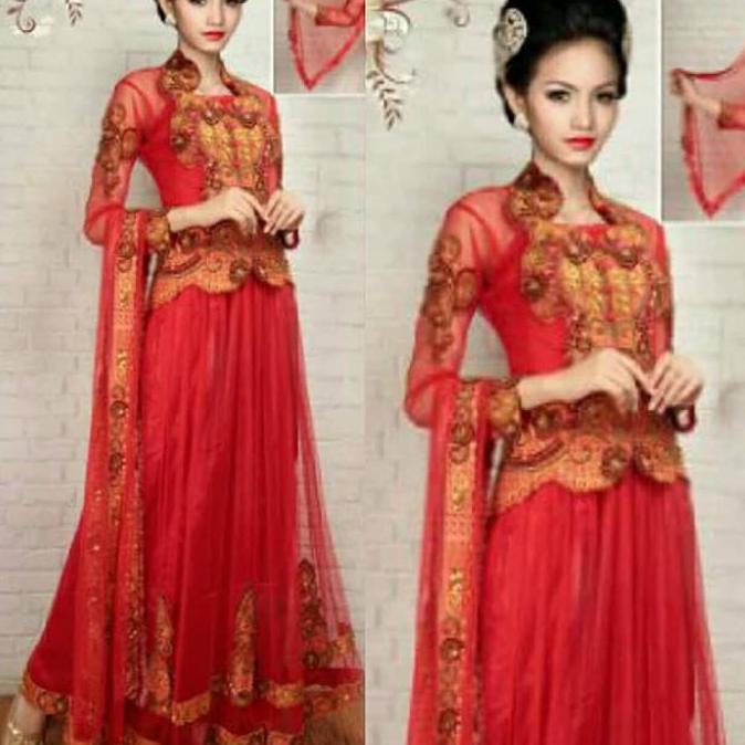 EDISI TERBARU KEBAYA MODERN DRESS BARBIE SELENDANG STEL CEPETAN..