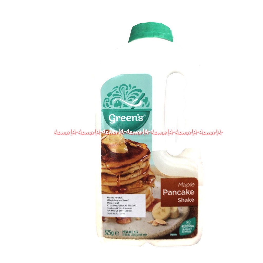 Green's Original Pancake Shake 325gr Premiks Tepung Instan Kocok