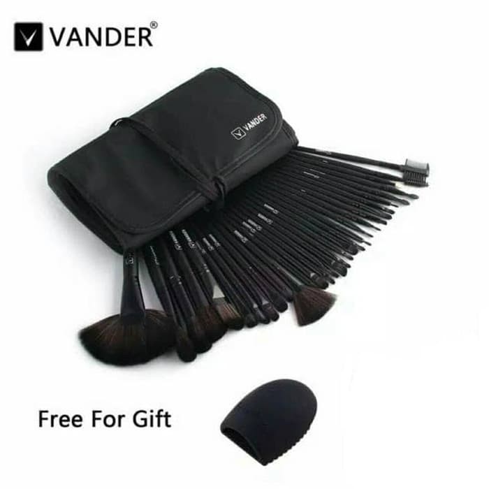 Termurah Make Up Brush 32 Pcs Original Vander ( Kuas Make Up Set ) Kecantikan - Perawatan Kulit -