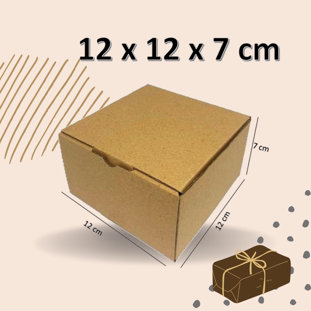 

BOX 12x12x7 dan 12x12x4 kardus Dompet SOUVENIR DAN KUE GROSIR box hampers toples nastar lebaran