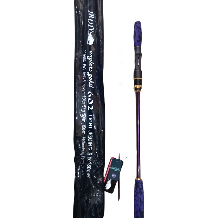 Joran Iroly Anglers Gokil Light Jigging 602