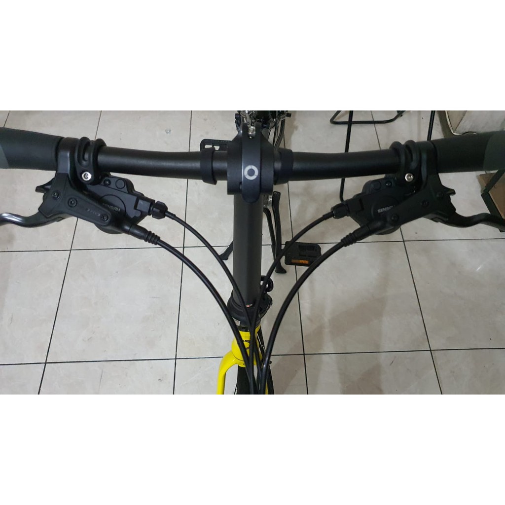 Sepeda Full bike FNHON Grey Silver 2 X 9 Speed SORA Crank 53 39 11 30 Seli lipat Kuning Abu abu NEW