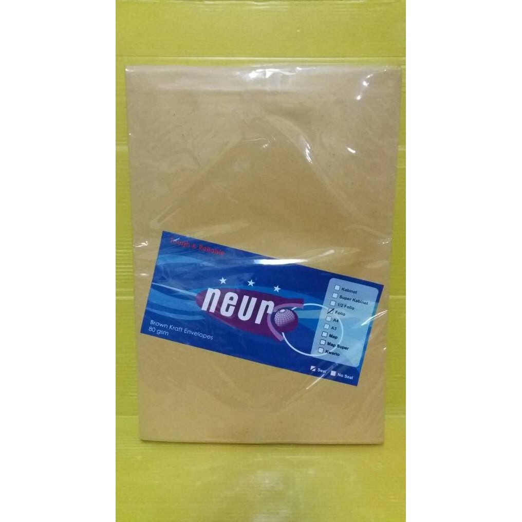 

Termurah Neuro Amplop Coklat Folio "Seal" Offic