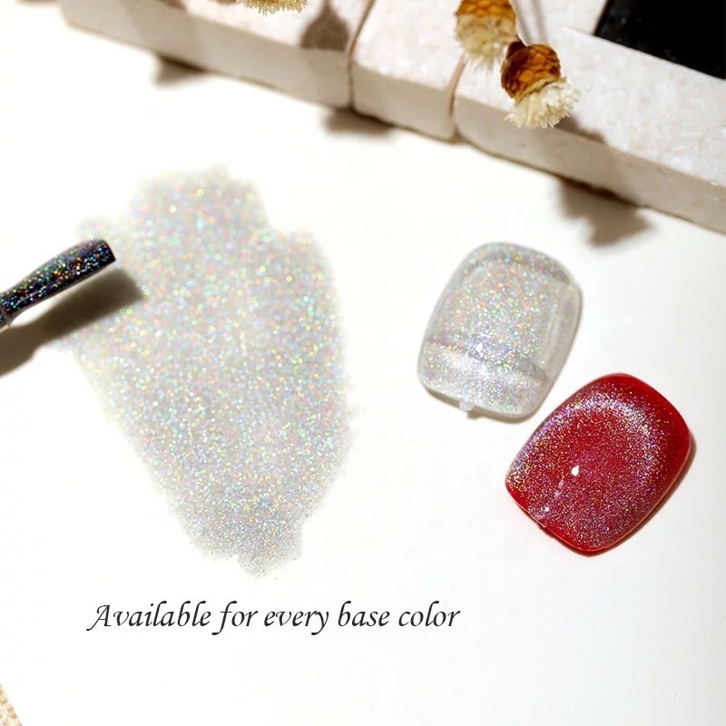 [FLASHES] JSM-C Universal Holigraphic Rainbow Cat Eye Gel Nail Polish