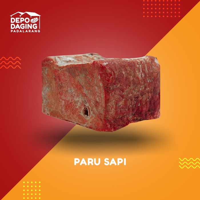 

Paru Sapi - Beef Lung - Untung Dendeng / Rendang / Keripik - 500gr