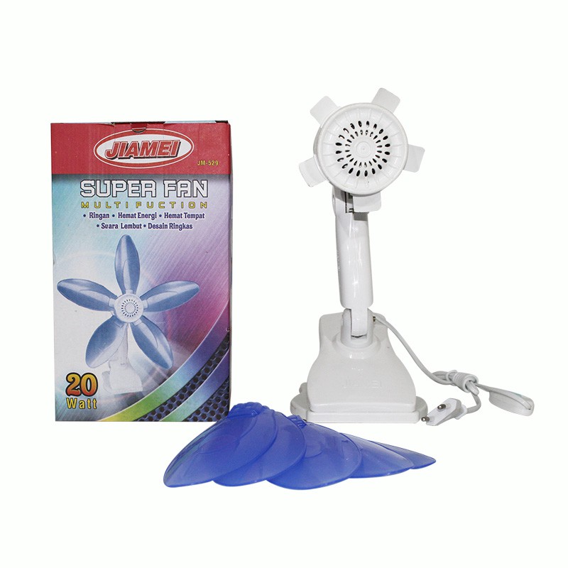 KIPAS ANGIN JEPIT / PORTABLE / MINI FAN JEPIT JM-529 JIAMEI