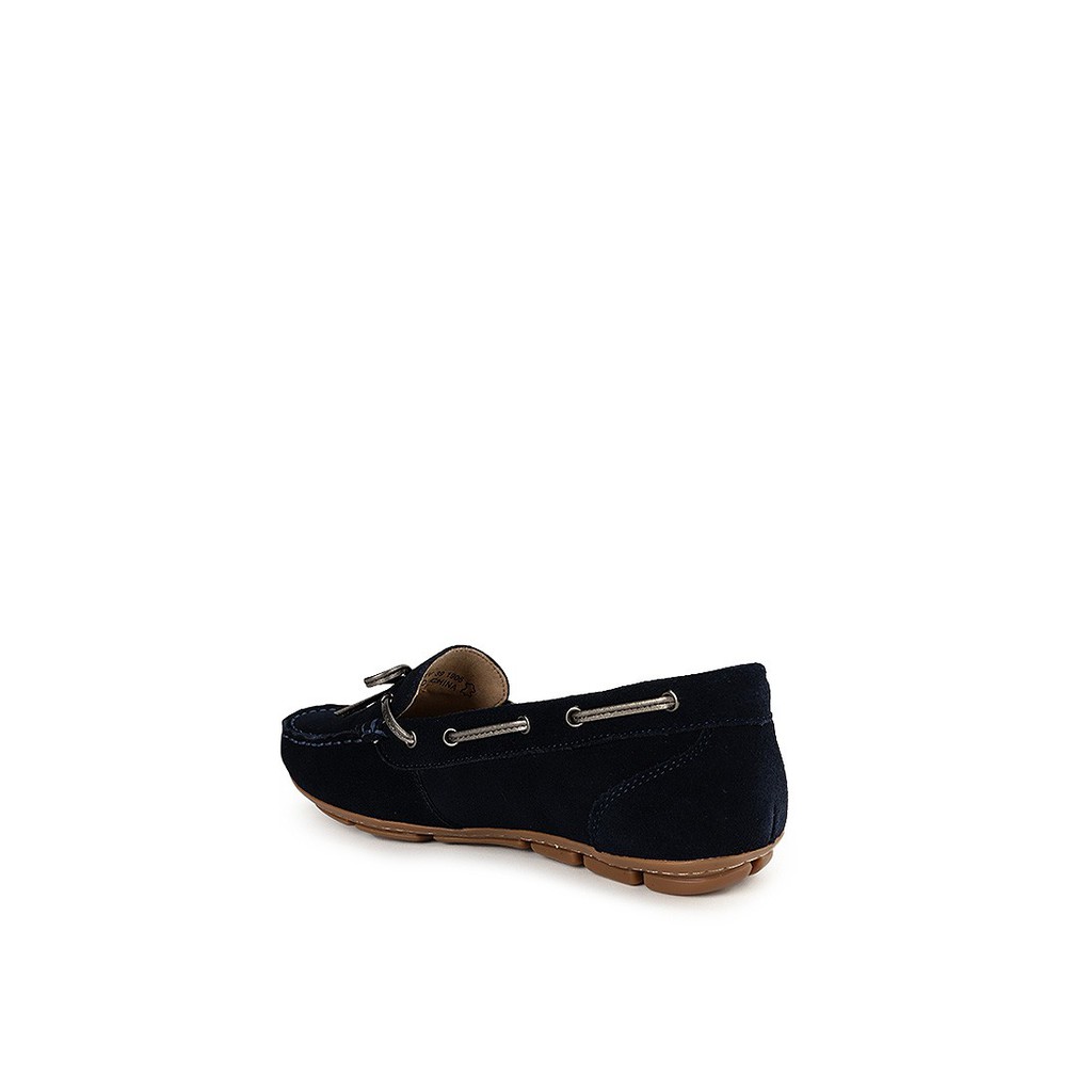 Sepatu Loafers Obermain Wanita Terbaru Original E-gillian Navy