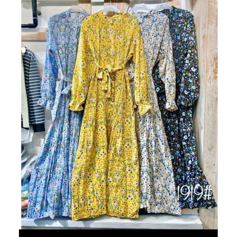 Gamis/Dress plisket Import BKK