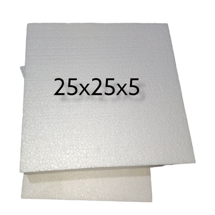Styrofoam 25x25x5 cm