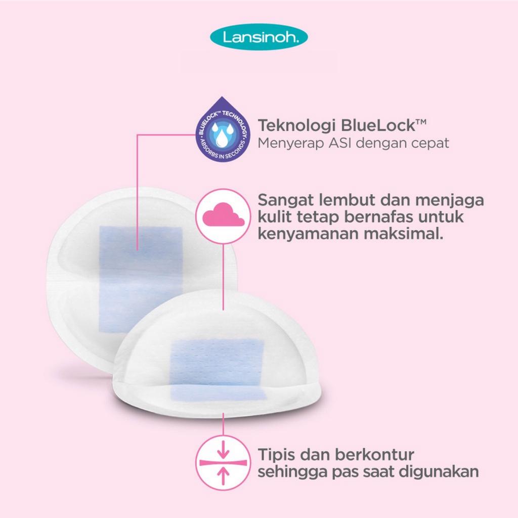 [PROMO] Lansinoh Disposable Breast Pads Alas Payudara Asi Rembes 60 Pcs