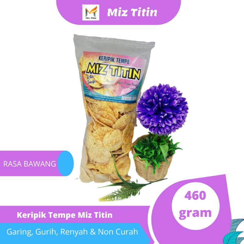 

Keripik Tempe Sagu Miz Titin Rasa Bawang 460gr