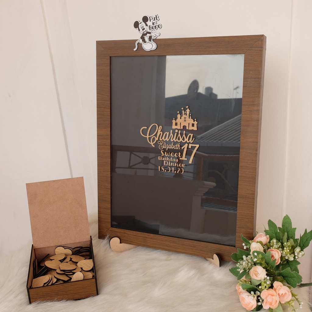 Image of Guest Book Puzzle Wedding by Lasercretive_id #6